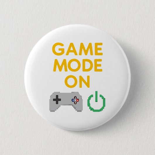 Pixel Art Gaming Design" Button (Vorderseite)