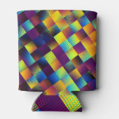 Pixel Art Geometric Abstrakt Dosenkühler (Rückseite)