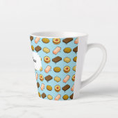 Pixel Art Geschmackhaftes Cookie Biscuit Muster Milchtasse (Rechts)