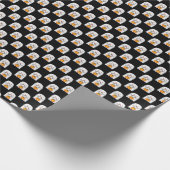 Pixel Art Ghost: Halloween-Muster Geschenkpapier (Ecke)