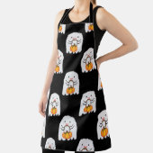 Pixel Art Ghost: Halloween-Muster Schürze (InSitu)