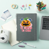 Pixel Art Halloween Pumpkins, Skulls und Fleets Aufkleber (iPad Hülle)
