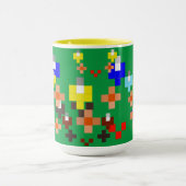 Pixel Art Impressionismus - Sommer 2023 Tasse (Zentrum)