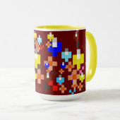 Pixel Art Impressionismus - Sommer 2023 Tasse (VorderseiteRechts)