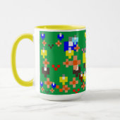 Pixel Art Impressionismus - Sommer Tassen (Links)