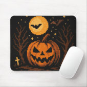 Pixel-Art inspirierter Halloween-Mauspad Mousepad (Mit Mouse)