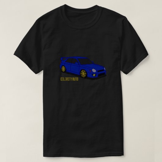 Pixel Art JDM Legend Bugeye Kundgebung T-Shirt (Design vorne)