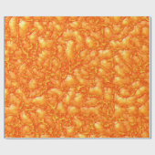 Pixel Art Lava Oberfläche Geschenkpapier (Flach)