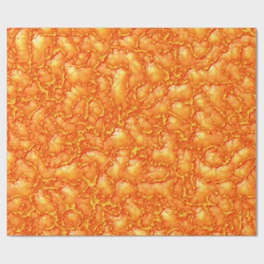 Pixel Art Lava Oberfläche Geschenkpapier (Flach)