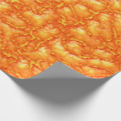 Pixel Art Lava Oberfläche Geschenkpapier (Ecke)