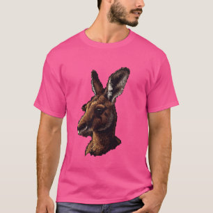 Pixel Art Lover - Mama des Kangaroo-Vaters T-Shirt