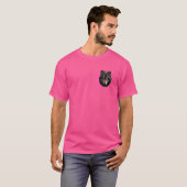 Pixel Art Lover - Wolf Vater Mama T-Shirt (Vorne ganz)
