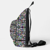 Pixel Art Multicolor Crossbody Bag (Rechts)