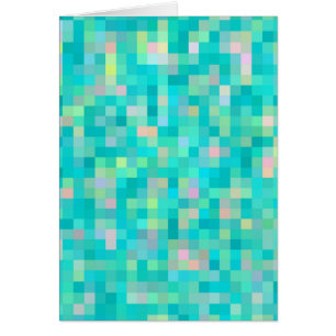 Pixel Art Multicolor Muster