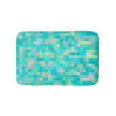 Pixel Art Multicolor Muster Badematte (Vorderseite)