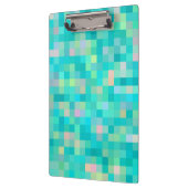 Pixel Art Multicolor Muster Klemmbrett (Links)