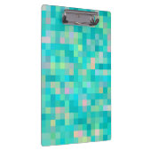 Pixel Art Multicolor Muster Klemmbrett (Rechts)