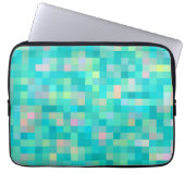 Pixel Art Multicolor Muster Laptopschutzhülle (Vorderseite)
