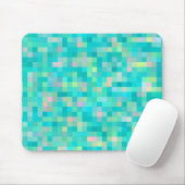 Pixel Art Multicolor Muster Mousepad (Mit Mouse)
