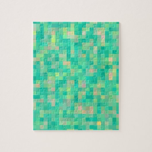 Pixel Art Multicolor Muster Puzzle (Vertikal)