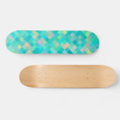 Pixel Art Multicolor Muster Skateboard (Horizontal)