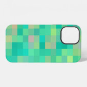 Pixel Art Muster iPhone Hülle (Rückseite (Horizontal))
