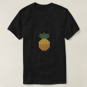 Pixel Art Pineappel Einfaches Design T-Shirt (Design vorne)