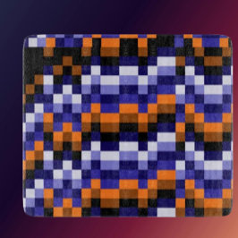 Pixel Art Pop Decorations-Glasplatine Schneidebrett