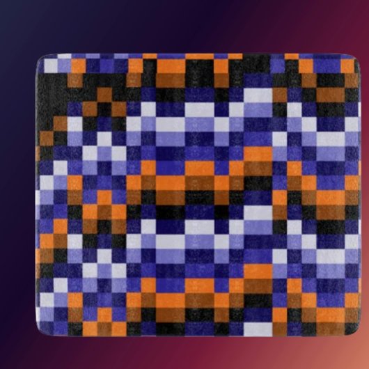 Pixel Art Pop Decorations-Glasplatine Schneidebrett