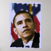 Pixel Art (Punkte), Barack Obama Poster (Vorne)