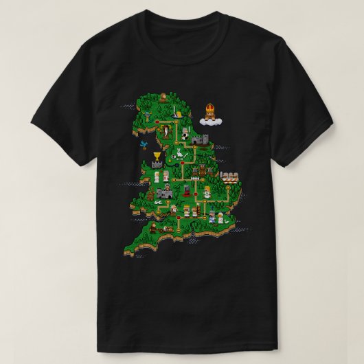 Pixel Art Python T-Shirt (Design vorne)