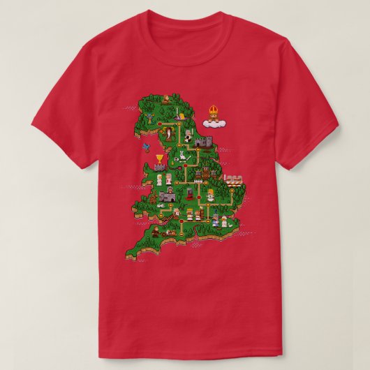Pixel Art Python T-Shirt (Design vorne)