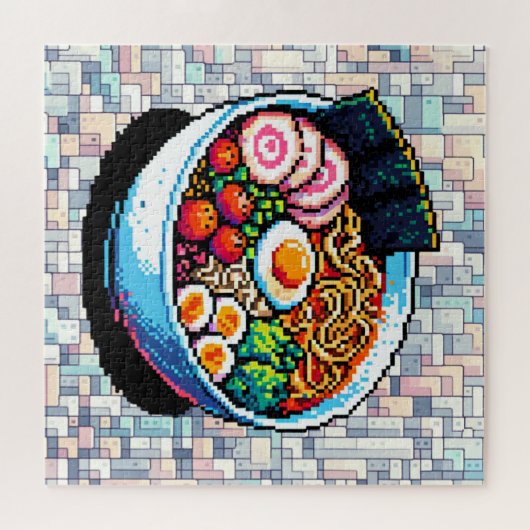 Pixel Art Ramen Noodles Puzzle (Horizontal)