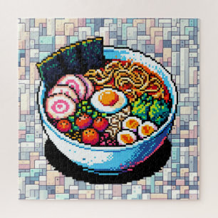 Pixel Art Ramen Noodles Puzzle
