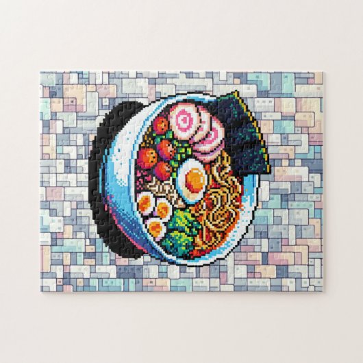 Pixel Art Ramen Noodles Puzzle (Horizontal)