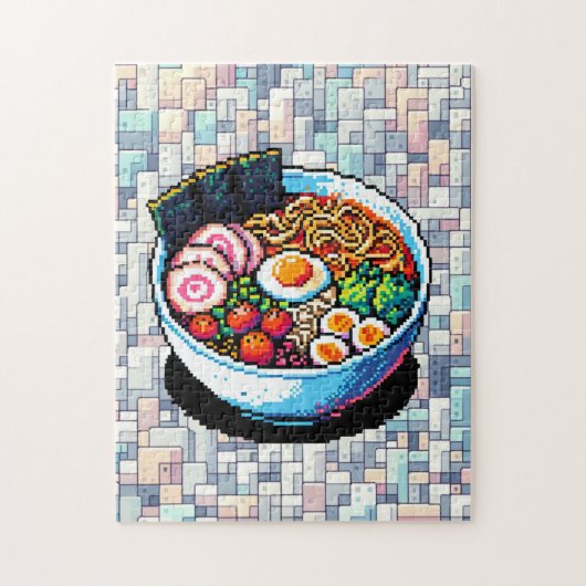 Pixel Art Ramen Noodles Puzzle (Vertikal)