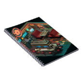 Pixel Art Retro Star Diner Notebook Notizblock (Rechte Seite)