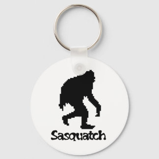 Pixel Art Sasquatch Schlüsselanhänger