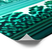 Pixel Art, Segelboot auf dem großen Ozean | Art de Poster (Ecke)