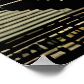 Pixel Art, Segelboot auf See | Art der AI Poster (Ecke)