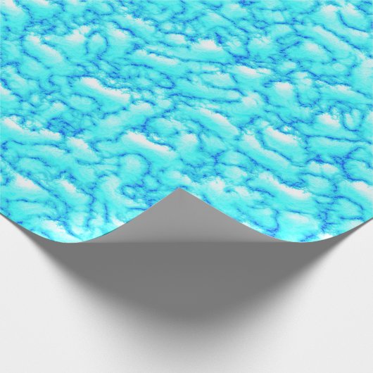 Pixel Art Snowy Surface Geschenkpapier (Ecke)