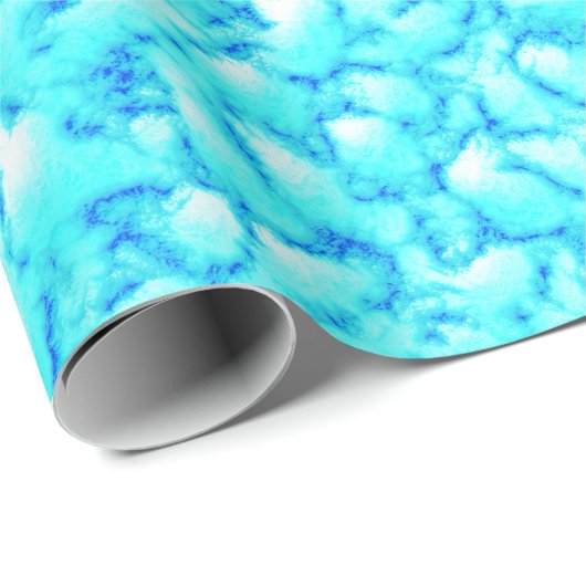 Pixel Art Snowy Surface Geschenkpapier (Rolleneckpunkt)