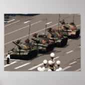 Pixel Art Tank Man (History in Pixels) Poster (Vorne)