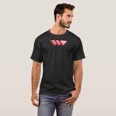 Pixel Art Three Hearts Video Game Style T-Shirt (Vorne ganz)
