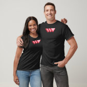 Pixel Art Three Hearts Video Game Style T-Shirt (Unisex)