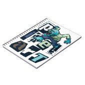 Pixel Art und Monster Notizblock (Linke Seite)