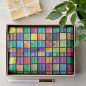 Pixel art videogaming seidenpapier (Geschenk)