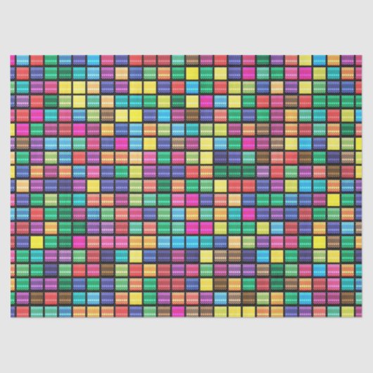 Pixel art videogaming seidenpapier (Vorderseite)