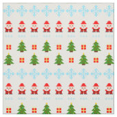 Pixel Art Weihnachten Stoff (Muster)