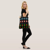 Pixel Art Weihnachten Tasche (Am Model)